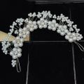 1Pc Pearl Headband Bridal Hair Accessories Elegant Crystal Headdress Women Artificial Pearl Wedding Party Photoshoot Graduation. 