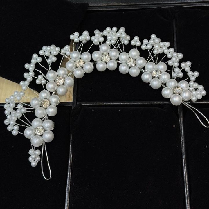 1Pc%20Pearl%20Headband%20Bridal%20Hair%20Accessories%20Elegant%20Crystal%20Headdress%20Women%20Artificial%20Pearl%20Wedding%20Party%20Photoshoot%20Graduation%20-%20Image%204