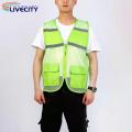 Vest Coat Hollow Out Men Women Summer Mesh Volunteer Waistcoat. 