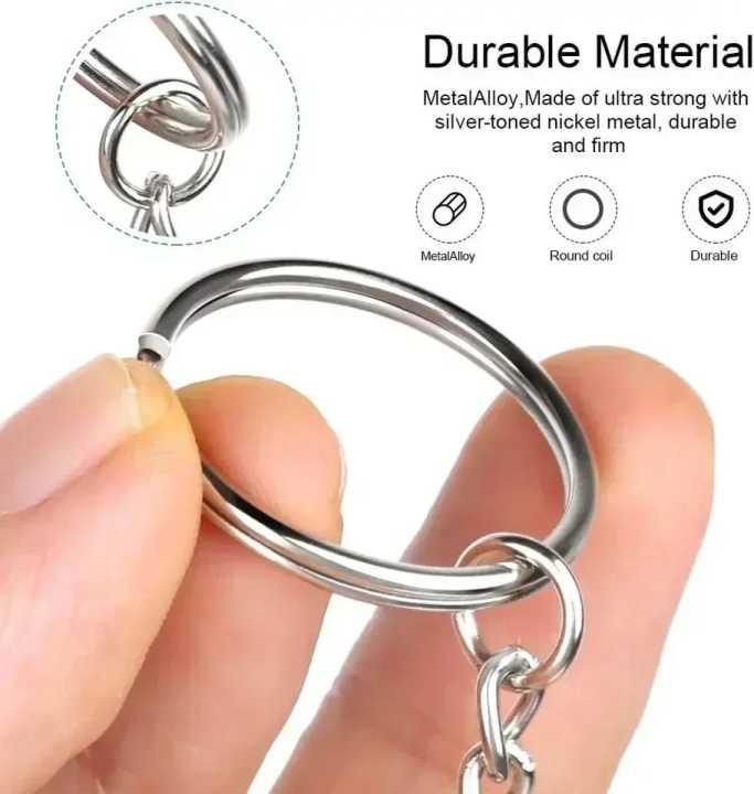 100%20Key%20Rings%20with%20Chain%20and%20Open%20Jump%20Rings%20for%20Crafts%20-%20Bulk%20Metal%20Key%20Chain%20Ring%20Base%20for%20DIY%20Keychain%20Making%20-%20Image%204