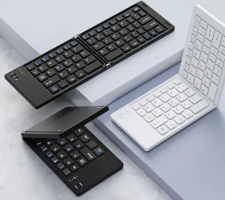 B023 Mini Foldable Rechargeable Keyboard – Scissor Switches, Bluetooth ...