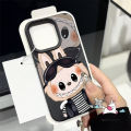 Trendy Cute Couples Pop Mart Labubu Funny Cartoon Casing Compatible for IPhone 15 16 12 11 14 13 Pro Max 16 14 15 Plus XR X XS Max Luxury Soft Case. 