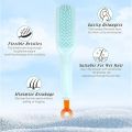 Self-Cleaning Anti-Static Hair Brush with Scalable Rotating Lifting and Massage Comb. 