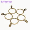 Easy Hang Curtain Clips 10pcs Strong Metal Curtain Clip Rings Easy to Use Space-saving Load-bearing. 