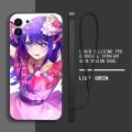 Exquisite lifeAnime Oshi no Ko Hoshino Ai Phone Case For Samsung Galaxy S24 S23 S22 S21 Ultra Plus FE S10 4G S9 Note 20 10 9 Plus With Lanyard. 