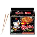 SAMYANG Hot Chicken Ramen 700g - Pack of 5 - Spicy Korean Noodles - Bestseller - Authentic Flavor - Quick and Easy Cooking - Korean Noodles - Instant Noodles - Samyang noodles. 