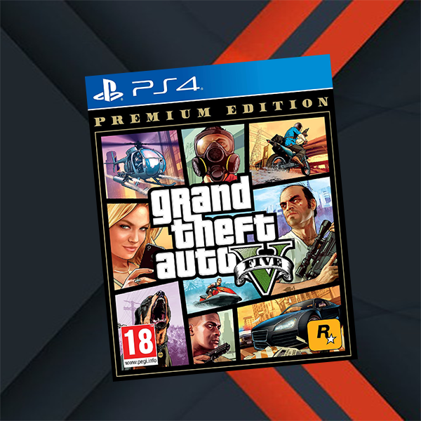 PLAYSTATION 4 DVD GRAND THEFT AUTO FIVE GTA V PS4 GAME