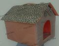 IMPORTED Cheetah Print CAT & PUPPY House - Large. 