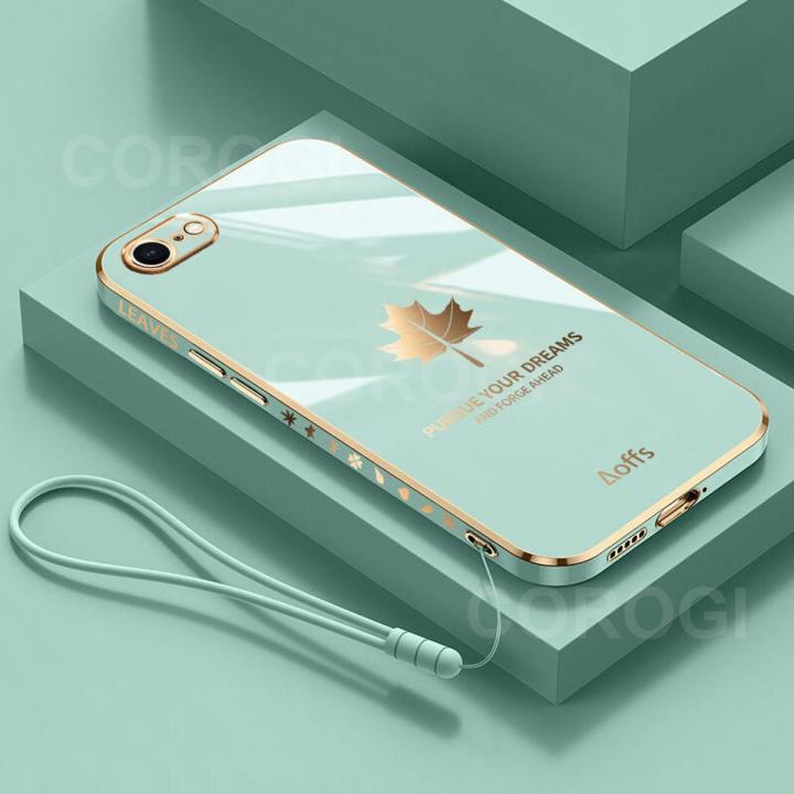 For iPhone iPhone Back Cover with Lanyard Luxury Shiny