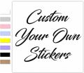 Custom Stickers - Journal Stickers for mobile back, Laptop, dairy and for decorating your stuff and making them look more attractive. 