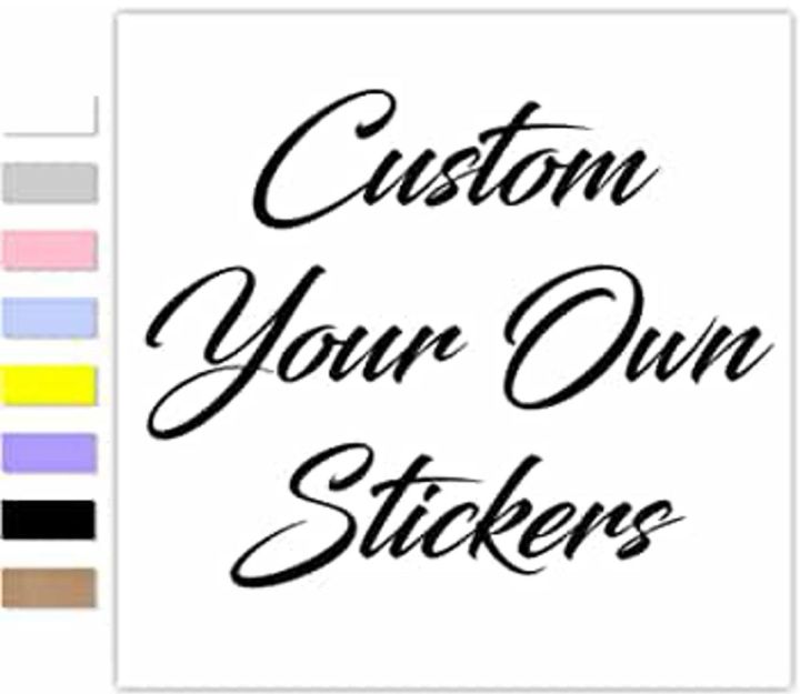 Custom Stickers - Journal Stickers for mobile back, Laptop, dairy and for decorating your stuff and making them look more attractive