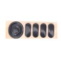 New 1Set Black Mouse Feet Skates Pads For Logitech G304 G305. 