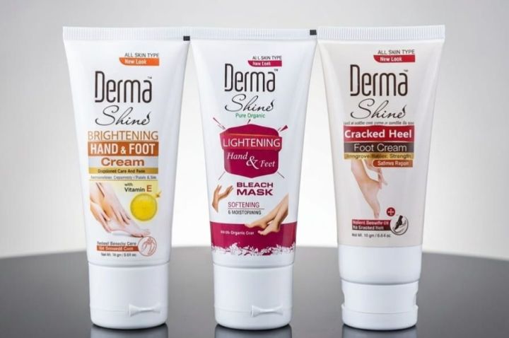 Derma Shine Hand and Foot Whitening  Kit. 70 ml each.