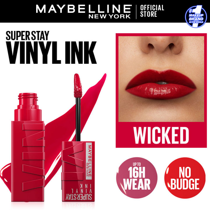 Maybelline New York - Superstay Vinyl Ink Lipstick Wicked