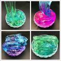 pack of 3 Colors Trendy Super Jelly Clay / Jelly Clay / Slime Transparent Crystal Art # SS-JCS01 (3 Pcs). 