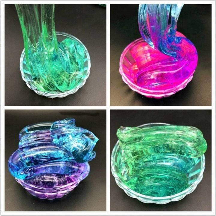 pack of 3 Colors Trendy Super Jelly Clay / Jelly Clay / Slime Transparent Crystal Art # SS-JCS01 (3 Pcs)