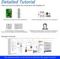 FREENOVE Ultimate Starter Kit for Raspberry Pi 4 B 3 B+ 400, 558-Page Detailed Tutorial, Python C Java Scratch Code, 223 Items, 104 Projects. 