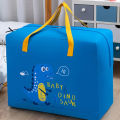 Blue Dinosaur Travel Bag Large Capacity Zipper Closure Cartoon Print Perfect for Kids and Adults on-the-go!. 