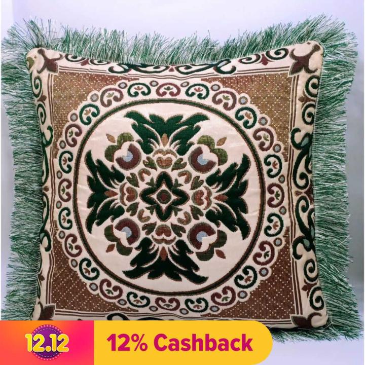 5 Pices Fine Quality Dark Green Sofa Cushion Covers