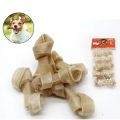 5pc Dog Treats Milk Flavor Dog Chews Tie Bone Molar Teeth Clean Stick Food Treats Pet Snacks Bite Resistant Pet Toys Dog Puppy. 