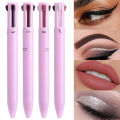 4 In 1 Makeup Pen Waterproof Eyebrow Pencil Long Lasting Lip Liner Highlight Lying Silkworm Eyeliner Pen Cosmetic Tool. 