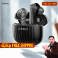 Zero® Carbon Wireless Earbuds |  Gaming Earbuds | 13mm Base Driver Earbuds | Quad Mic ENC Earbuds for Calling | Noise Cancelling Earbuds | Earbuds for iOS and Android | Best Earbuds for Men and Women. 