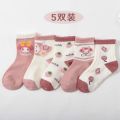 5pcs/set Sanrio Kuromi My Melody Lingeries for Women with Stocking Animated Socks Absorb Sweat Anime Kawaii Children Baby Autumn. 