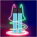 Night Glowing Skipping Rope, LED Light Jump Rope, LED Skipping Rope, LED Skipping Rope RGB Light.. 