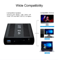 3.5 Inch HDD Case Portable SATA Hard Drive HDD Enclosure Box For Desktop Computer PC Hard Disk SATA to USB Drive Box 0 se 1TB tak spoot karti hai External Storage HDD Enclosure High Speed Super Fast Data Transfer Mobile OTG Supported Laptop Desktop PC. 