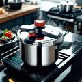 Stainless Steel Pressure Cooker Heavy Duty Fast Cooking Pot with Safety Lock Lid | Multipurpose Pressure Cooker for Rice, Chicken, Meat, Dal, Beans & Vegetables | Durable Kitchen Cookware for Gas Stove. 