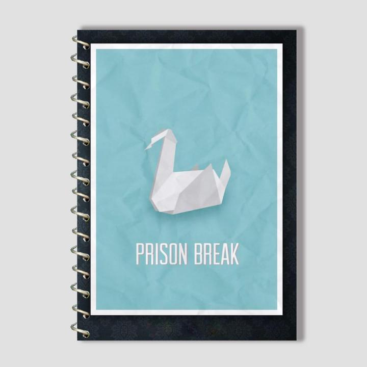 Spiral Notebook A4 or A5  -  prison break