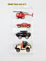 Metal Cars Pack Alloy Box Pack of 4 Pcs Die Cast Metal Car Set Toys For Kids Children and Boys. 