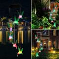 LED Solar Hummingbird Wind Chimes Mothers Day Birthday Women Grandma Best Gifts Indoor Outdoor Decor Yard Decorations. 