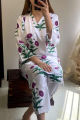 Aadaab Stitched Sun Sunflower Printed 2Pc Dress for Woman and young girls: Unique and Elegant Premium quality. 