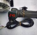 Electric Bike Twist Throttle with Lock & Battery Volt Display Indicator. 