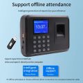 Imported Professional Biometric Fingerprint Time Attendance Machine Clock Recorder Employee Digital Electronic English Voice Reader Machine . No Need Software.. 
