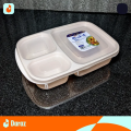 Meal-it Box Small 700ml, Lunch Box with Two Portions /Compartments, Best Meal Box for Office /School /College /University, Meal it Box Small Available in 4 Beautiful Colors (Random Color Will Be Sent). 