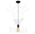 1 Pack Matte Black Pendant Light Fixtures Over Kitchen Island, Hanging Ceiling Lights, E26/E27 Medium Base, Bulbs not Included.. 