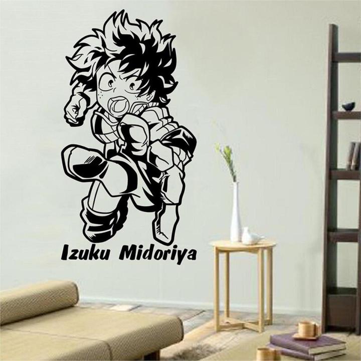 My Hero Academia - Izuku Midoriya / Deku Wall Decal Window Car Sticker. Kids Wall Decor Boy Birthday E37