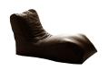 Brown Long Sitter Bean Bag Sofa. 