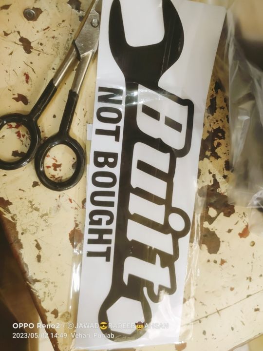 1Pc%2020.4x6.4cm%20Built%20Not%20Bought%20Car%20Sticker%20Decal%20JDM%20Racing%20Drift%20%20Black/Sliver%20-%20Image%202