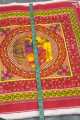 Glus Cotton Roti/Chapati Cover/Roti Rumal for Tiffins Kids School Tiffin Napkin Pack of 4 (24'' x 24''). 