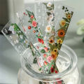 Plant Clear Ruler - Acrylic Ruler 5.91inch School Ruler With Centimeters. 