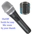 Dynamic Karaoke Wired Microphone 6 Ft Cable and On/Off Switch. 