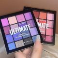 16 Colors Ultimate Shadow Palette Matte Glitter Purple Eyeshadow Palette Neon Powder Pigments Cosmetics. 