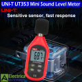 UT353 Digital LCD Mini Handheld Sound Level Meter Noise Audio Volume Detector Decibel Monitoring Tester 30-130dB by electrica. 