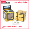 Original Qiyi Mirror Cube 3x3 Silver Sticker Less Qiyi Warrior S Best Quality Fast Speed Magic Rubik Speed Cube Educational Puzzle Toys. 