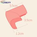 Edge Safety Bumper Easy to Clean L-shaped Table Edges Furniture Sharp Corner Protector. 