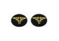 2pc Yellow Firefly Thumb Grips PS5 / PS4 / XBOX One X / S Controller Skin Caps. 