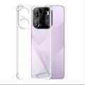 Tecno Spark GO 2023 Back Cover Transparent Extra Bumper Anti Shock Soft Clear Case Tecno Spark GO 2023. 